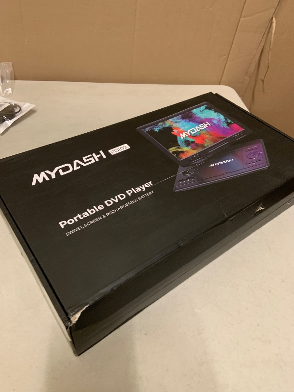 Photo 1 of MYDASH?14.9''?Portable? DVD? Player? with? 12.5" Swivel ?Screen?–?Rechargeable? Car? DVD? Player,? Portable &?Travel,? Region?Free ?Personal ?DVD ?Player? Portable,? USB/SD ?Support
