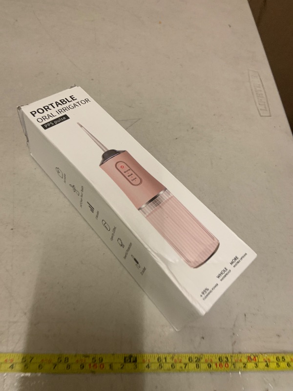 Photo 1 of **INCOMPLETE** Electric Water Flosser Cordless for Teeth 3 Modes 4 Jet Tips Cleaning and Flossing Water Dental Portable Floss Irrigator Oral Water Flossed Rechargeable Tonsil Stone Travel Adults