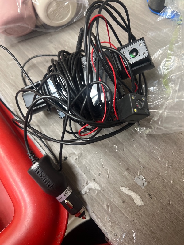 Photo 1 of 4-Channel 360° Dash cam Front and Rear FHD 1080P 180° Rotating Side-View Camera APP Control reversing Display Collision Detection Parking Monitoring Loop Recording | Suitable for sedans and SUVs