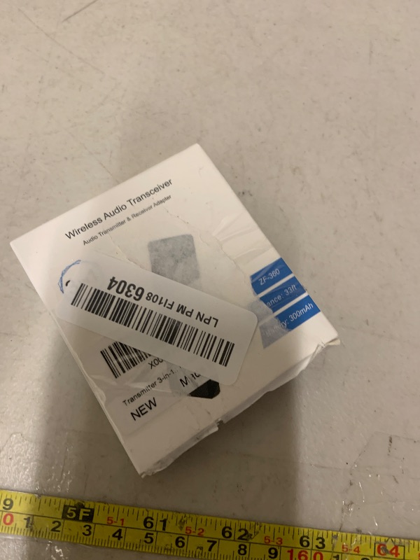 Photo 1 of 2026 Upgraded Bluetooth 5.3 Transmitter 3-in-1, Portable Wireless Rechargeable Transceiver Adapter for TV PC, Stereo Audio Receiver for Car Speaker System