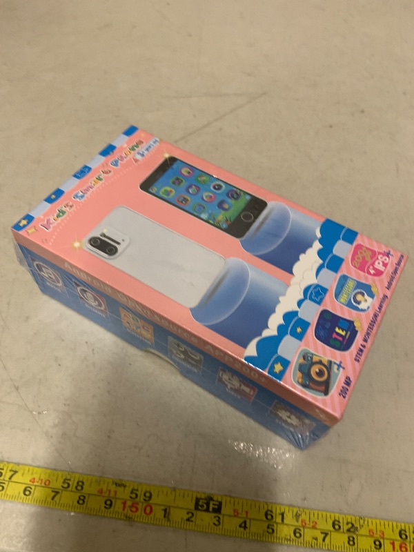 Photo 1 of 3.97" Touchscreen Kids Toys Smart Phone, Kids Phone with Games & Dual Camera, Toddler Toys Phone, Boys and Girls Learning Toy Phone for 3-9 Years Old (Purple)