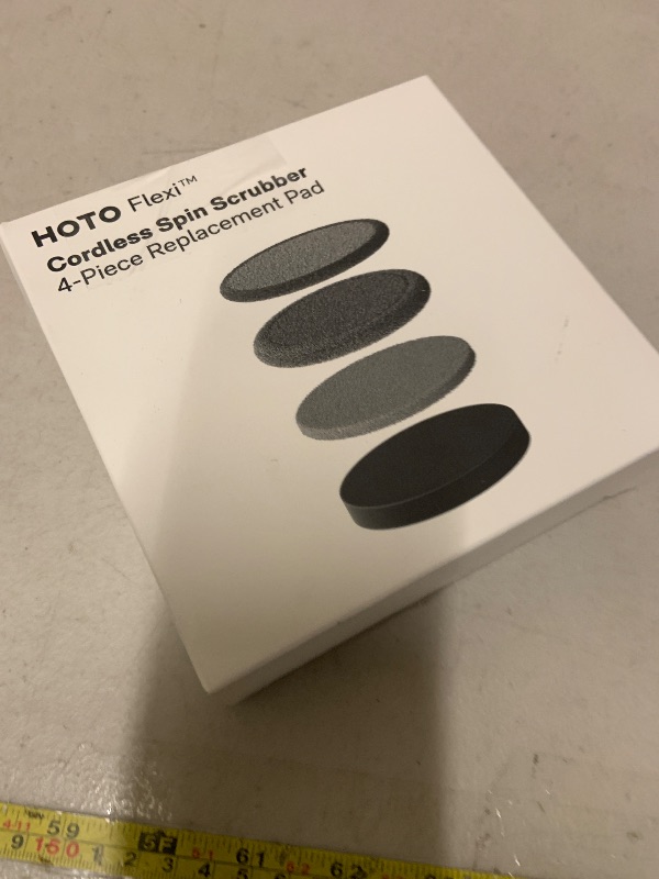 Photo 1 of HOTO 4 Pcs Replacement Pads, Compatible with HOTO Flexi™ Cordless Electric Spin Scrubber