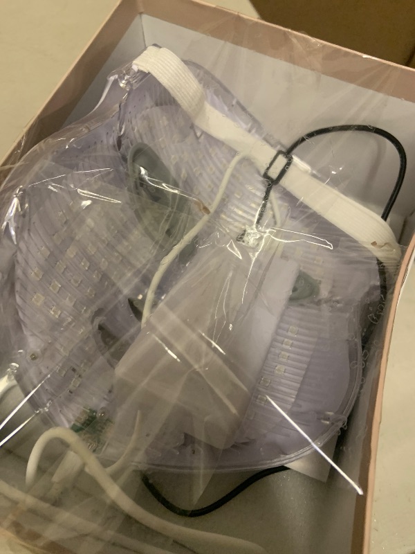 Photo 1 of EVFOFO Red Light Mask for Face, 7 Custom Modes with Infrared, 850nm Infrared & Red Light Masks, Portable with Timer for Home Use