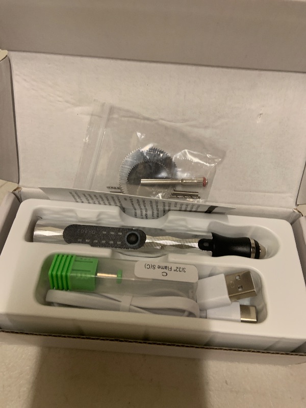 Photo 1 of Upgraded Electric Engraving Pen with 37 Bits & 3-Speed Adjust,USB Rechargeable,Rotary Tool for 50+ Surfaces - Professional & Beginner Friendly, Portable for DIY Crafts,Personalization & Gifts