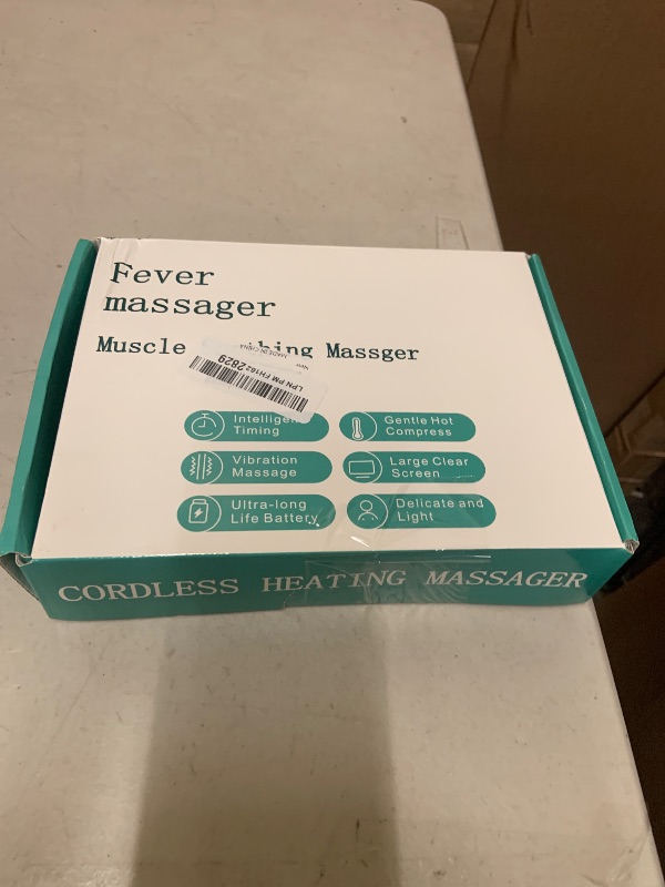 Photo 1 of 2Pcs Ankle Massager, Rechargeable Foot Massager Heated Wrap | Relieve Ankle Discomfort, 5 Vibration Modes & 5 Heat Level (Grey)