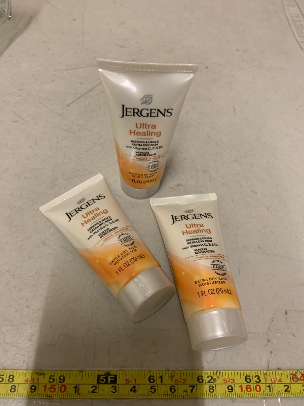 Photo 1 of 3pack Travel Size Jergens Ultra Healing Hand and Body Lotion - 1 fl oz -