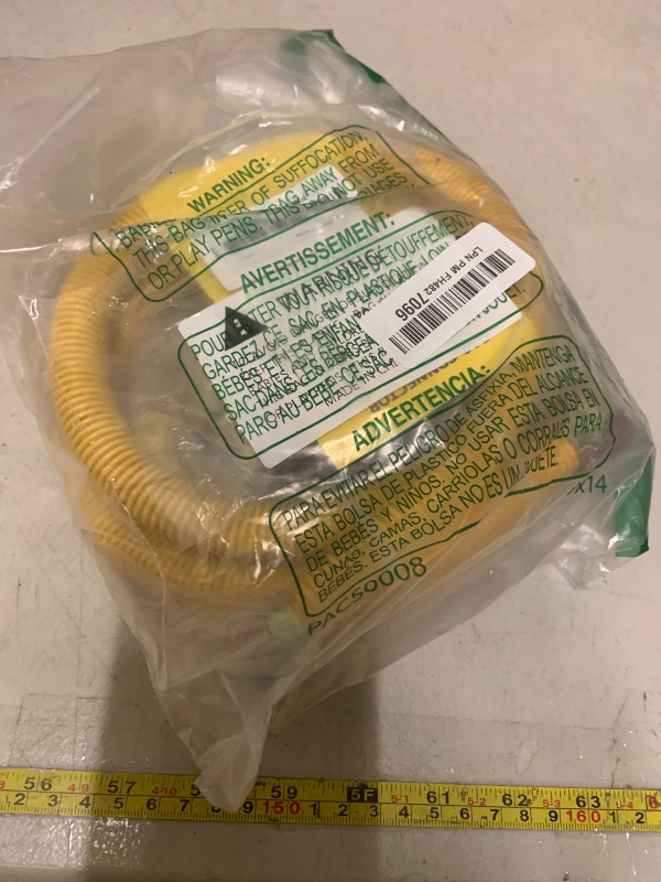 Photo 1 of 48" Flex Gas Line, Gas Dryer Connector Kit, Stove/Water Heater/Dryer Gas Line with Connectors 1/2" MIP 1/2"FIP 3/4"MIP, 5/8 in.OD(1/2 in. ID?Coated Corrugated Stainless Steel Tubing