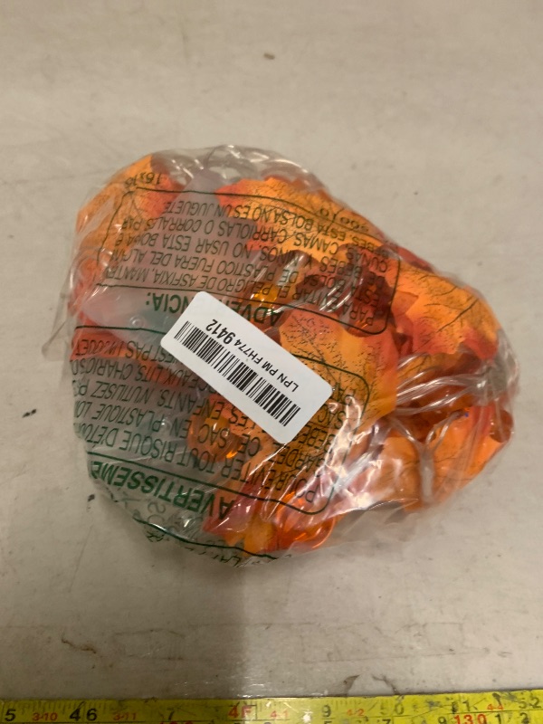 Photo 1 of 2 Pack Thanksgiving Decorations Fall Garland with Pumpkin Lights Fall Decorations for Home, Total 60 LED 20 Ft Maples Leaves Thanksgiving Lights Battery Operated Autumn Decor Indoor Outdoor Christmas