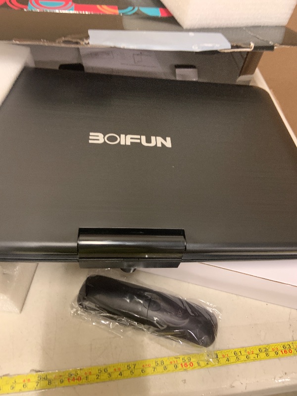 Photo 1 of 17.5" Portable DVD Player with 15.6" Large HD Screen, 6 Hours Rechargeable Battery, Support USB/SD Card/Sync TV and Multiple Disc Formats, High Volume Speaker, Black