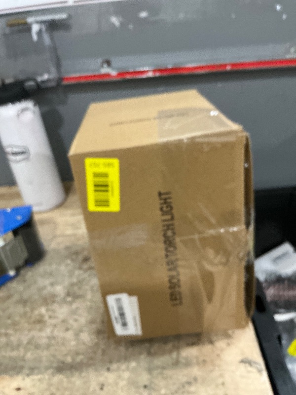 Photo 1 of 10 Pack Solar Lights Outdoor, Mini Solar Torch Lights with Flickering Flame for Halloween Decor, Solar Halloween Lights Waterproof Solar Powered Outdoor Lights for Garden Pathway Patio Yard Porch