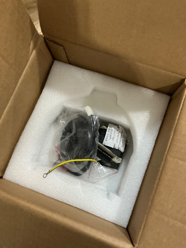 Photo 1 of **UNTESTED/POSSIBLY FOR PARTS** Adviace J238-150-1571 Furnace Draft Inducer Blower Motor Kit for Jakel Inc Durham, HC21ZE117-B HC21ZE117 Draft Inducer Blower Motor for Jakel, Bryant, Durham, Carrier Furnace Models