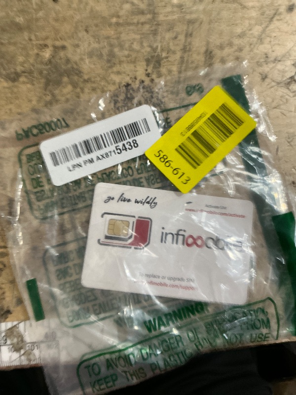 Photo 1 of $15/Month | Infimobile Prepaid Plan: 12 Months| 5GB High-Speed Data Per Month | 2500 Minutes and 2500 Text| Prepaid Plan Service SIM Card | Nationwide Coverage | 4G, 5G V-Network