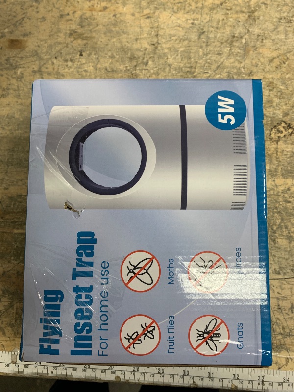 Photo 1 of Flying Insect Trap Fruit Fly Traps Fan Powered Indoor Bug Catcher for Mosquitoes, Gnats, Moths & Fruit Flies, Silent & Effective