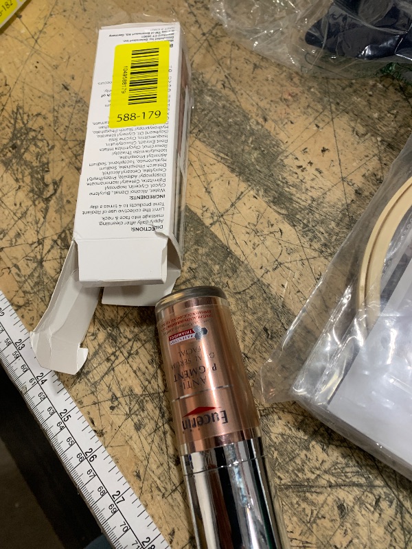 Photo 1 of **UNKNOWN AMOUNT OF PRODUCT** Eucerin Radiant Tone Dual Serum Dark Spot Corrector, Dark Spot Serum with Thiamidol and Hyaluronic Acid, Helps Visibly Reduce the Look of Persistent Dark Spots, 1 Fl Oz Bottle