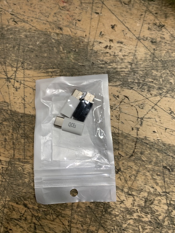 Photo 1 of **PARTIAL SET ONLY 3** QCEs Micro USB to USB C Adapter 4Pack, Micro USB Female to USB-C Male OTG Adapter Fast Charging Compatible with iPhone 15 Pro Plus, Samsung Galaxy, Type-C Phones, Tablets