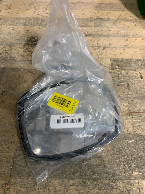 Photo 1 of PROTECLE Hand Mirror, 10.3" L x 7.4" W Salon Barber Hairdressing Handheld Mirror with Handle, Square Black