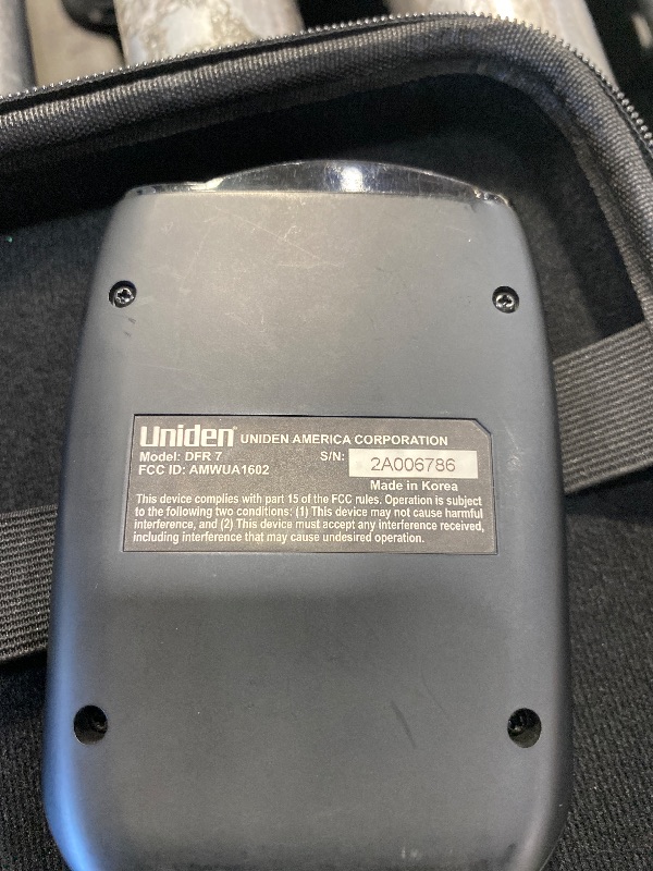 Photo 1 of **FACTORY SEAL** Uniden DFR7 Super Long Range Wide Band Laser/Radar Detector, Built-in GPS w/Mute Memory, Voice Alerts, Red Light & Speed Camera Alerts, OLED Display, Black