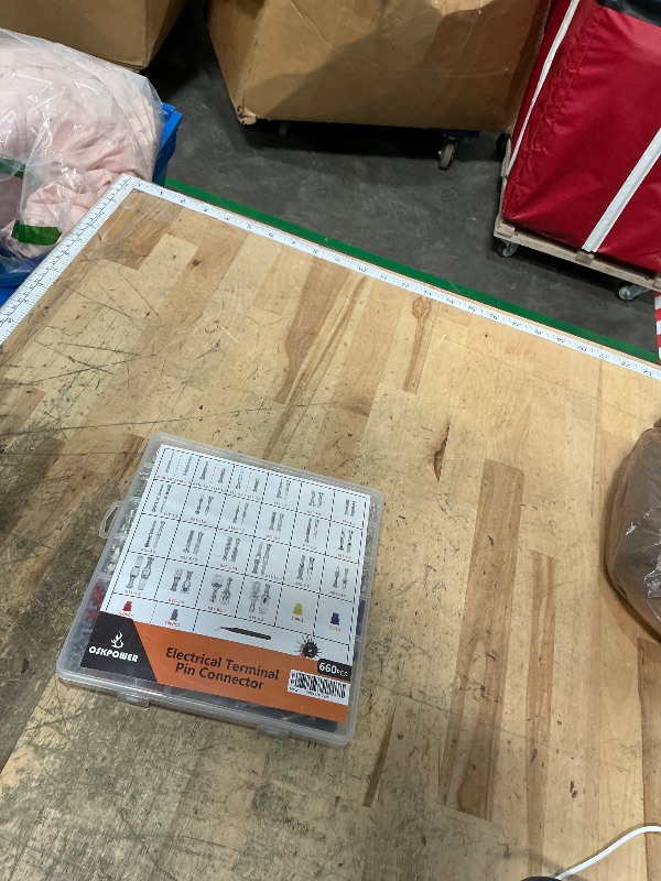 Photo 1 of 25Types Car Electrical Wire Terminal Pin Connector Kit - Oskpower 660Pcs Automotive Electric Crimp Connectors 1/1.5/1.8/2.2/2.8/3.5/4.8/6.3mm Auto Terminals Male Female Pins Non-Insulated Plug Removal