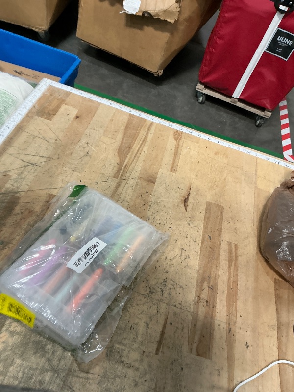 Photo 1 of **PARTIAL SET/MISSING CHALK & STICKERS** NewFamily Kids Art Chalk Set - 24 Color Dustless Chalk with Cute Magnetic Drawing Board, Creative Gift for Boys and Girls