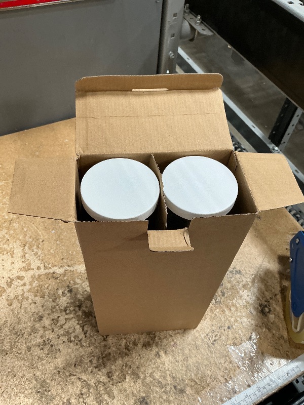 Photo 1 of 2 Pack LED Cordless Table Lamp, Portable 5000mAh Rechargeable Table Lamps, Touch Control Outdoor Table Lamp, 3 Color Dimmable Cordless Desk Lamp For Restaurant, Patio, Bedroom, Outdoor - White