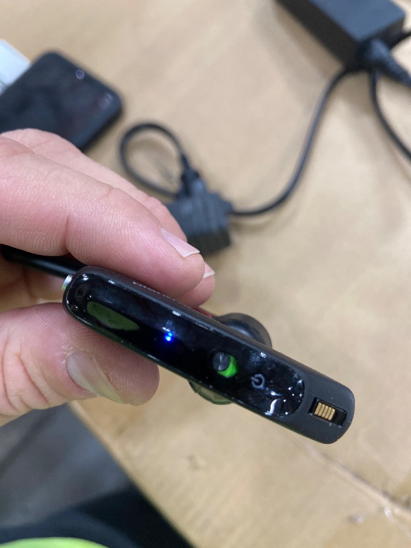 Photo 1 of *POWERS ON* Poly Voyager 5200 Wireless Headset (Plantronics) - Single-Ear Bluetooth Headset w/Noise-Canceling Mic - Ergonomic Design - Voice Controls - Lightweight - Connect to Mobile/Tablet via Bluetooth