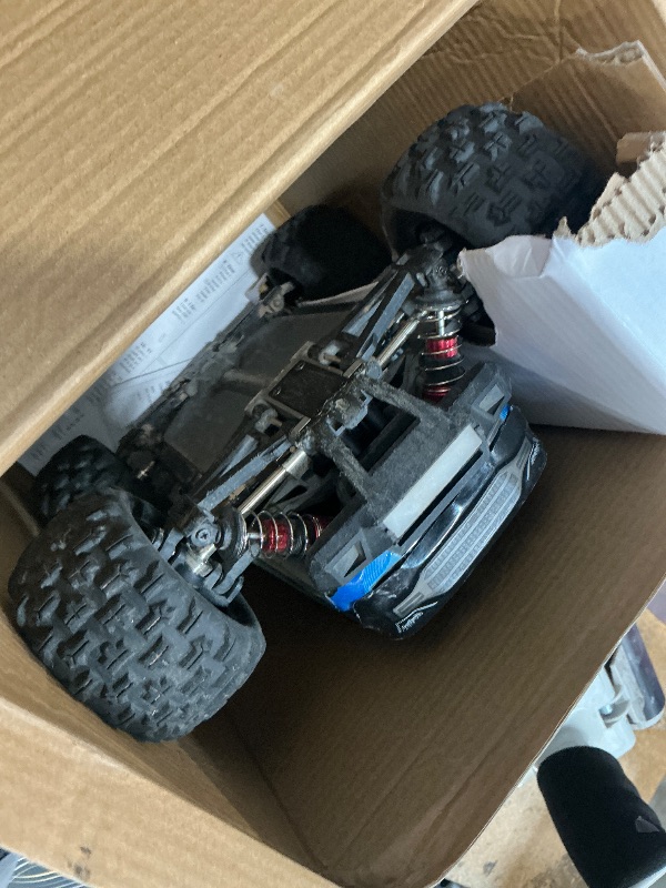 Photo 1 of *UNABLE TO FULLY TEST** HYPER GO H16BM 1/16 RTR Brushless High Speed Electric 4X4 Off-Road Fast RC Car, Max 42mph, RC Truck, Remote Control, 2 Lipo Batteries for Adult, Compatible with 3S Lipo