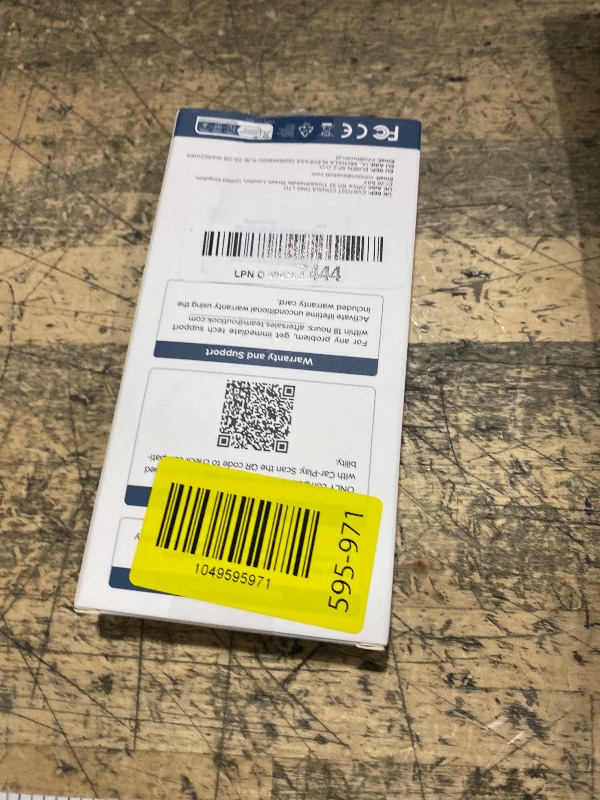 Photo 1 of 3-in-1 Wireless CarPlay Adapter, Car TV Mate Pro Max 2025 Upgraded [Metal & Glass Case] Convert Wired to Wireless Apple Car Play/Android Auto or HDMI for Fire TV Stick, Compatible for 2016+ Vehicles