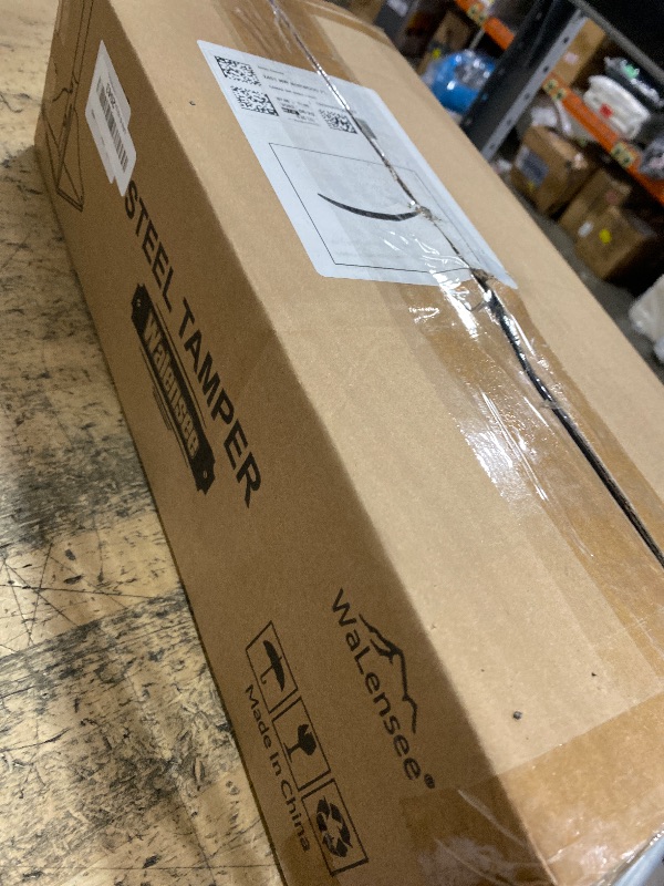 Photo 1 of ***MISSING PARTS*** Walensee Steel Tamper with 48 inch Handle 8"x8" Garden Rubber Grip for Laborsaving All-Steel Heavy Duty Ideal Tool Leveling Ground Installing pavers and Repairing Blacktop