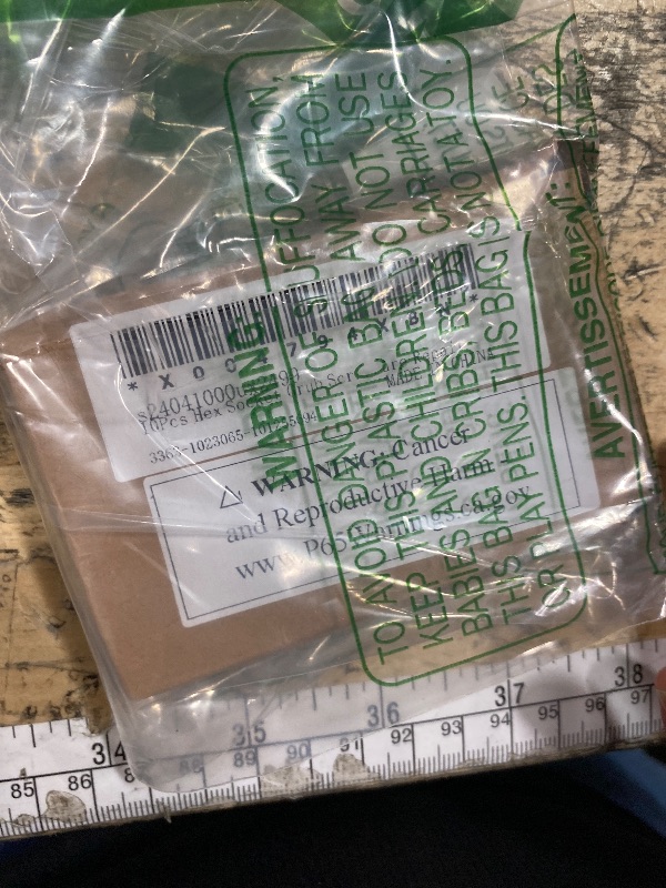 Photo 1 of 10PCS HEX SOCKET GRUB SCRUBBER