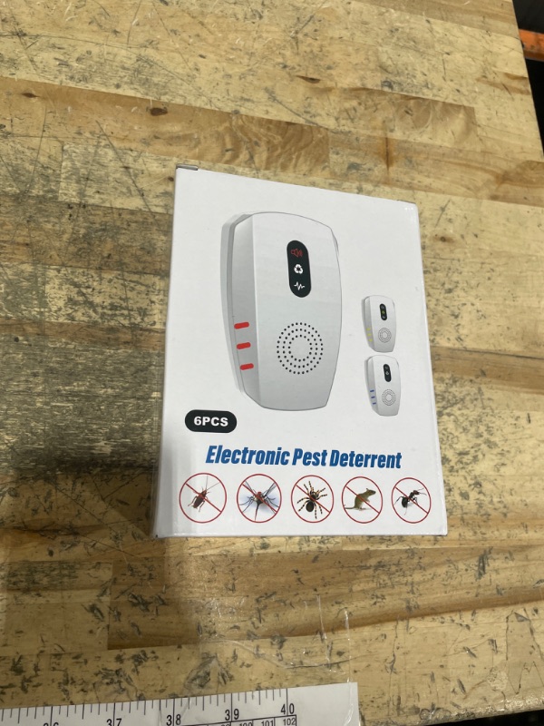 Photo 1 of 2025 Upgraded Ultrasonic Pest Repellent Indoor Insect Repeller, Pest Control, Repellent Roach, Mouse, Bugs, Mosquito, Mice, Spider, Ant, Rodent Repellent Ultrasonic Plug in, 3 Mode Switching, 6 Packs