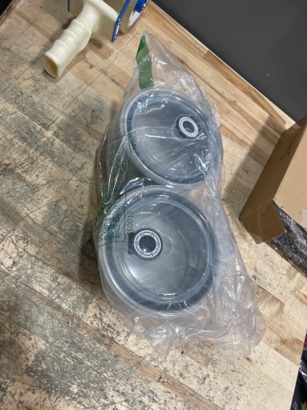 Photo 1 of 16 oz Ramekins with Lids Oven Safe, Ceramic Ramekins for Creme Brulee, Embossed Pudding Custard Ramekin for Baking Souffle, Porcelain Baking Bowls Set of 4, Gray