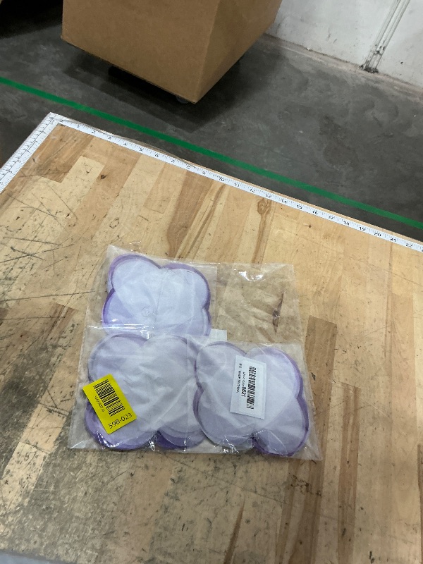 Photo 1 of 205Ft Lavender Party Decoration Ombre Purple White Heart Backdrop Streamer Tissue Paper Heart Hanging Garland for Birthday Valentines Day Bachelorette Wedding Bridal Shower Lilac Violet Party Supplies