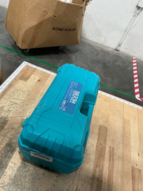 Photo 1 of **UNKNOWN MISSING PIECES/DAMAGES** Mini Chainsaw, 6-inch Mini Chainsaw Cordless, Handheld Electric Power Chain Saw with 2 Batteries, for Tree Trimming Wood Cutting, Best Gifts for Father, Dad, Husband, Men