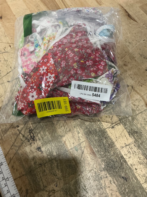 Photo 1 of 10M/32Ft Triangle Bunting Banner, 36 Pcs Cotton Fabric Flags Pennant Garlands for Birthday Party, Wedding, Baby Shower, Outdoor and Home Decorations (Colorful)