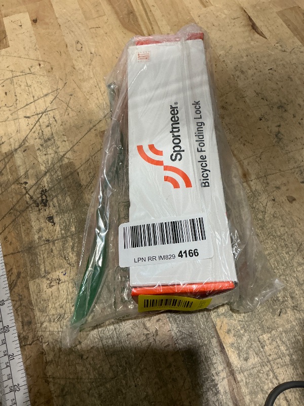 Photo 1 of **MISSING KEYS*** Sportneer Bike Lock - High Security Folding Bicycle Lock Art Certified - Bike Locks Heavy Duty Anti Theft with 3 Stainless Keys and Mount Bracket for Bicycles Scooter Ebike - 95cm/3.12ft