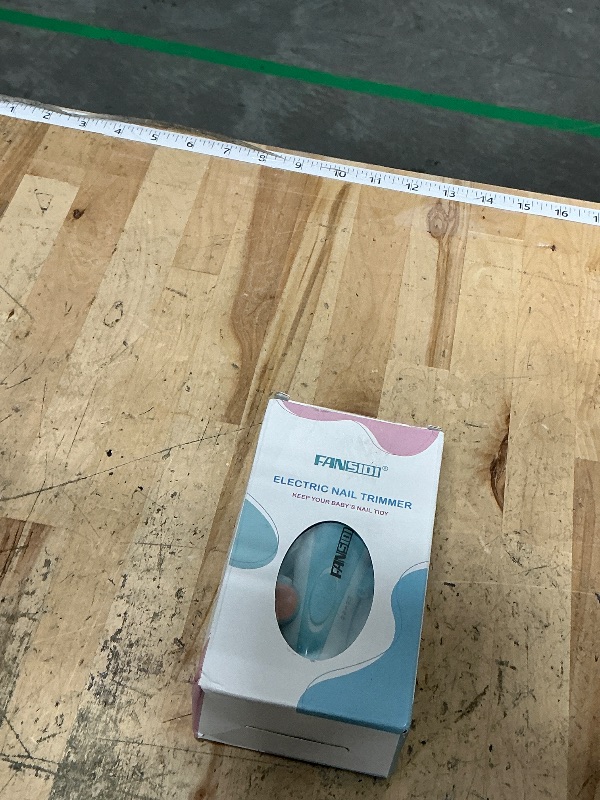 Photo 1 of Baby Nail Trimmer Electric, FANSIDI Baby Nail Clippers Safe Baby Nail File Kit with Extra 12 Replacement Pads, Trim Polish Grooming Kit for Newborn Infant Toddler or Adults Toes Fingernails Care, Blue