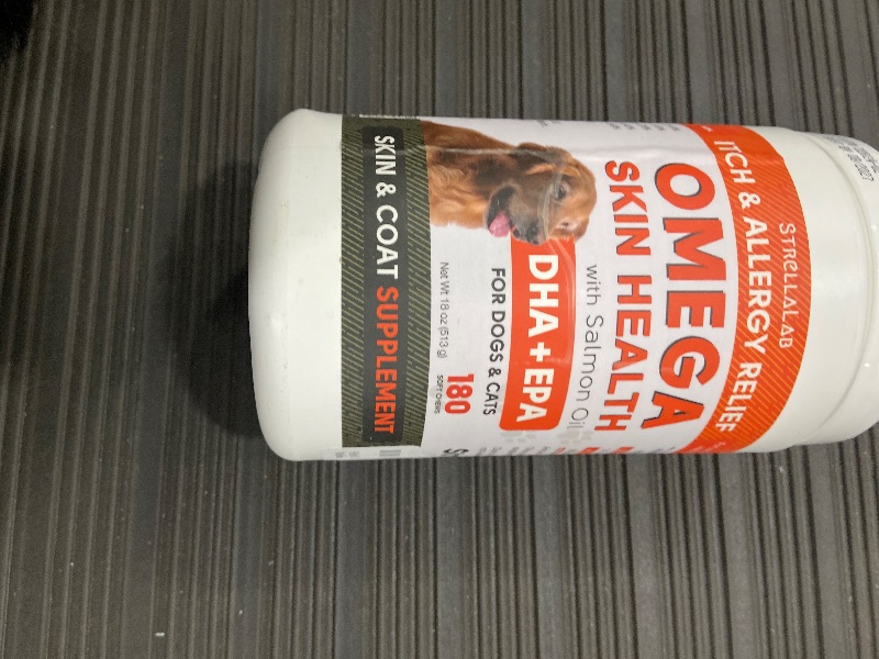 Photo 1 of *exp 08/2027**Omega-3 Chews for Dogs (60Ct) - Allergy and Itch Relief - Flea and Tick Chews for Dogs - Skin and Coat Supplement - Shedding, Itchy Skin Relief