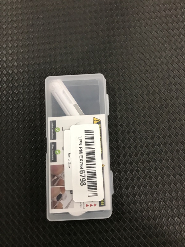 Photo 1 of 4 Pairs Replacement Ear Tips for AirPods Pro 2nd/1st Generation with Portable Storage Box & Cleaner Pen,Noise Reduction Holewith & Built-in dust Guard Screen,Silicone Ear Tips for AirPods Pro (White)