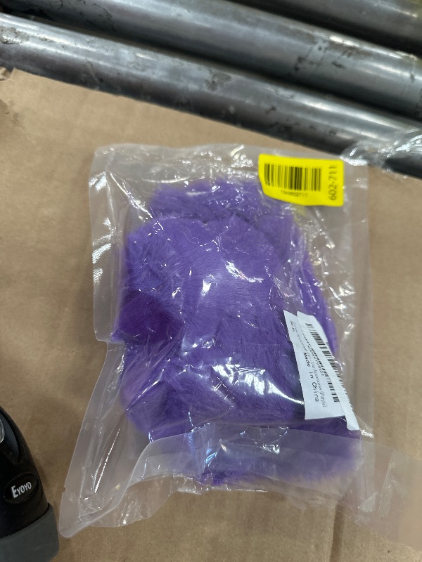 Photo 1 of Ziciner 2PCS Plush Car Gear Shift Knob Cover & Handbrake Cover, Comfortable Anti-Slip Auto Shift Knob Protector, Fluffy Warm Hand Brake Handle Cover, Interior Decor Car Accessories (Purple)