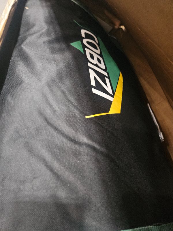 Photo 1 of ***PARTS ONLY, DAMAGED ITEM*** COBIZI Canopy Tent 10x30 Pop Up Canopy with 8 Sidewalls Party Tents for Parties Wedding Patio Commercial Waterproof and UV50+ Ez Outdoor Canopies Instant Gazebo with Roller Bag & 4 Sandbags, Black