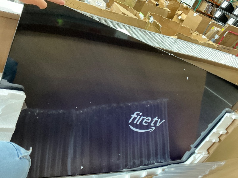 Photo 1 of ***PARTS ONLY***POWERS ON**TCL 75-Inch Class S5 UHD 4K LED Smart TV with Fire TV (75S551F, 2024 Model), Dolby Vision, HDR PRO+, Dolby Atmos, Alexa Built-in with Voice Remote, Apple AirPlay 2 Compatibility, Streaming Television