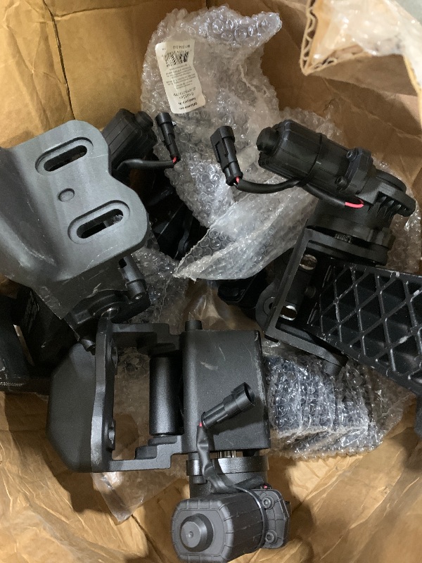 Photo 1 of *** PLEASE SEE NOTES ALONG WITH CLERK PHOTOS (incomplete) Rough Country Power Running Boards with LED Step Lights for Ram 2500/3500, Crew Cab (2010-2023) - Dual Motor 