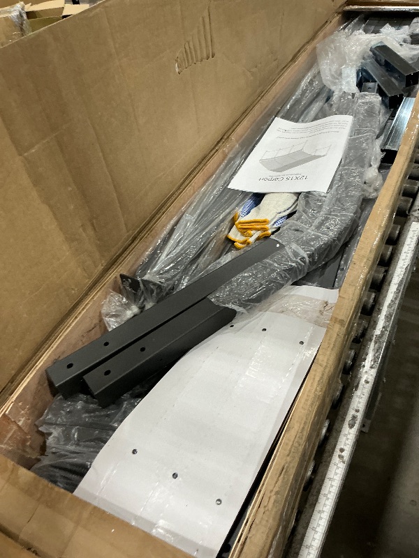 Photo 1 of *FINAL SALE!! NO REFUND// PARTIAL SET** Shintenchi 12x15 FT Carport,Metal Carport with Enhanced Base, Oversized Garage Outdoor Galvanized Shelter,Heavy Duty Carports Canopy for Cars,Boats and Tractors