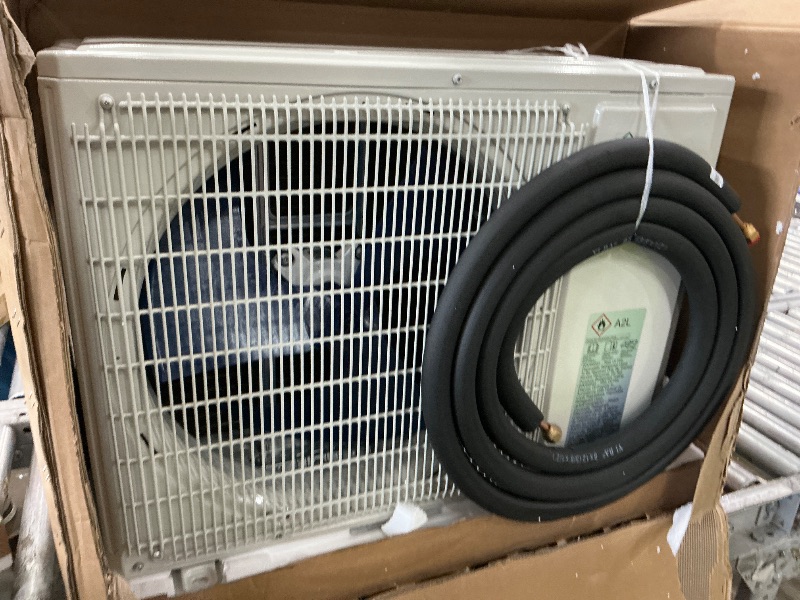 Photo 1 of *****INCOMPLETE ITEM****
YITAHOME 12000 BTU Mini Split Air Conditioner Heat Pump System, Wifi Enabled 20 SEER2 115V Inverter Ductless AC Cool Up to 750 Sq. Ft, Compatible with Alexa, Complete Installation Kit, White