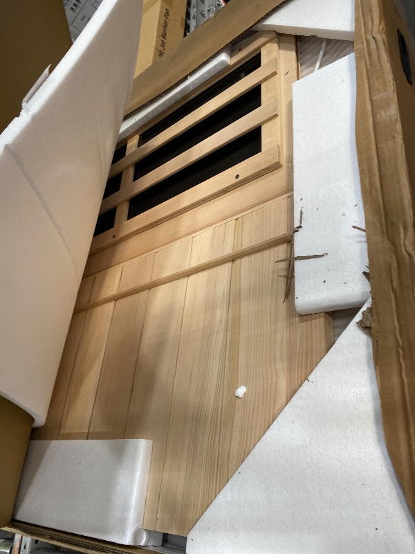 Photo 1 of ***PARTS ONLY*** One Person Far Infrared Hemlock Sauna Room with LED Colour Lights (Roof Floor)