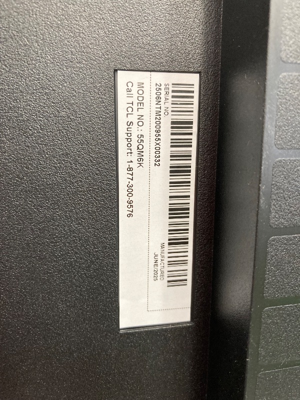 Photo 1 of **SMASHED SCREEN FINAL SALE **TCL 55-Inch Class QM6K Series QD-Mini LED 4K UHD Google Smart TV Best Value Mini-LED TV - QLED, 144hz, 240hz Gaming Rate, High Contrast Screen, Onkyo Audio, Dolby Atmos (55QM6K, 2025 Model)