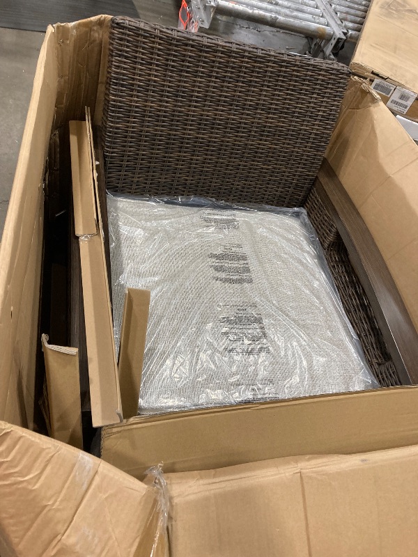 Photo 1 of **1 CHAIR ONLY**Signature Design by Ashley Paradise Trail Outdoor Swivel Upholstered Lounge Chair Set, 2 Count, Beige