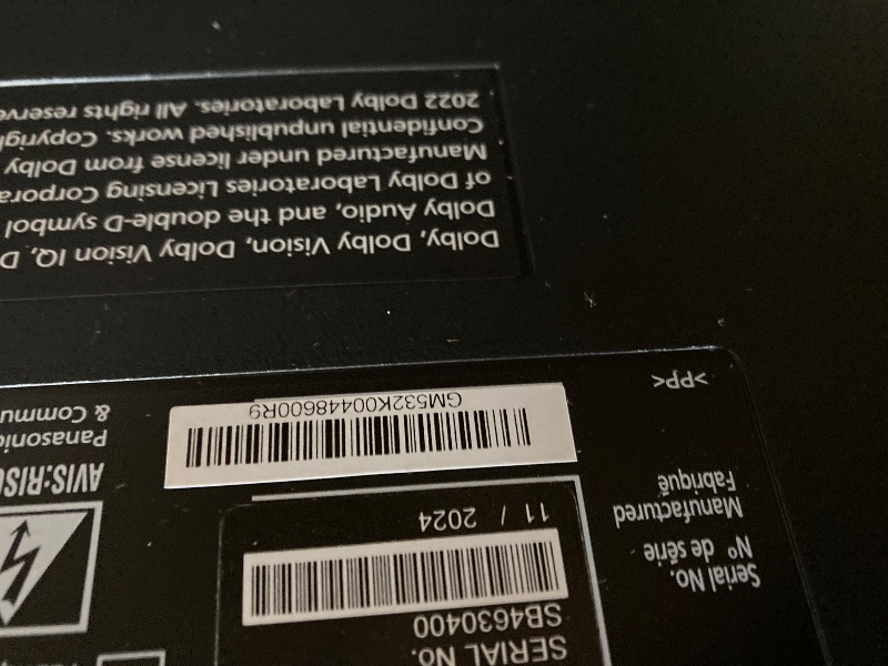 Photo 1 of **SMASHED SCREEN FINAL SALE **Panasonic W95 Series 65-inch Mini LED 4K Ultra HD Smart Fire TV, Sport Stadium Mode, ATSC3.0, Dolby Vision IQ, Dolby Atmos, HDR10+ Adaptive, Press and Ask Alexa, 144Hz, Wall-mountable - 65W95AP