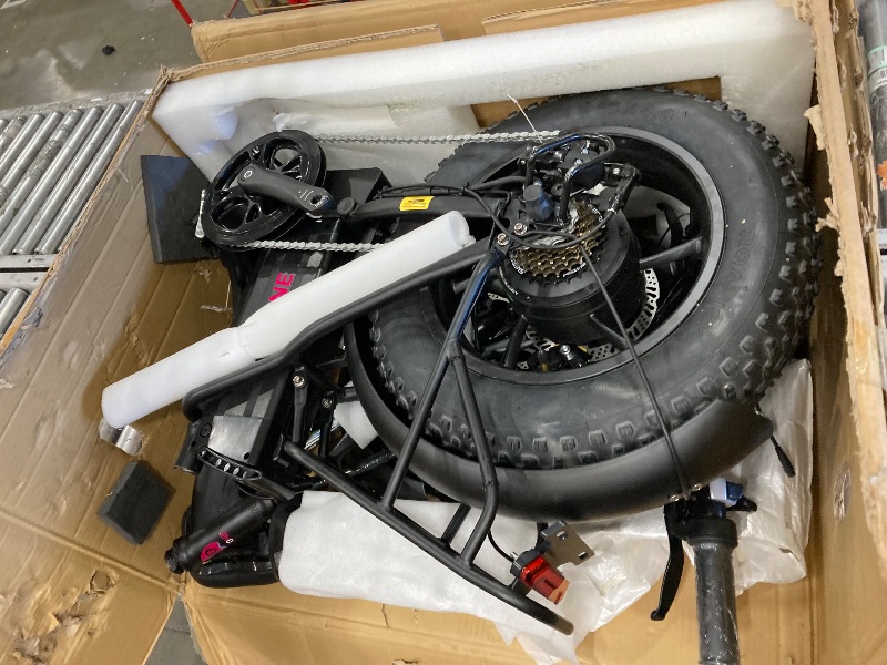 Photo 1 of *****MISSING KEY*****
Windone S16 Electric Bike for Adults, Max 22MPH Speed & 50 Miles Range (PAS), 750W Peak Motor Ebike with 48V/13Ah Removable Battery, 16" x 4.0 Fat Tire and Shock Absorber,UL Certified