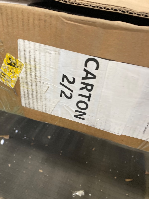 Photo 1 of ***BOX 1 ONLY***YITAHOME King Size Bed Frame with 4 Drawers and RGB LED Lights, Velvet Upholstered Platform Bed with Charging Station and Storage Headboard, No Box Spring Needed, Easy Assembly, Noise-Free, Grey